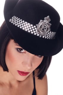 Kapelusz policjantki