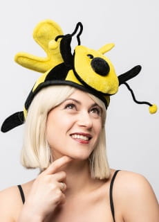 Czapka PSZCZӣKA mieszna czapka pluszowa