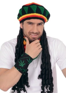 Czapka RASTA dredy peruka