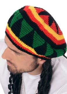 Czapka RASTA dredy peruka