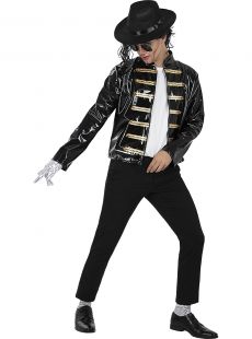 Czarna Kurtka MICHAEL JACKSON - M/L str�j michael jackson str�j lata 80 kostium michael jackson