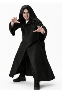 Czarna peleryna z kapturem Str�j na Halloween peleryna czarna przebranie na halloween czarna peleryna