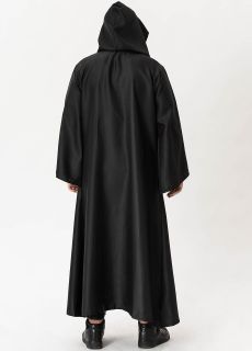 Czarna peleryna z kapturem Str�j na Halloween peleryna czarna przebranie na halloween czarna peleryna