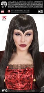 Czarna peruka WAMPIRZYCY Halloween
