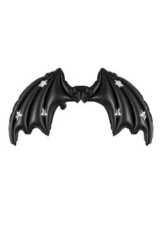Czarne skrzyd�a nietoperza balon na Halloween
