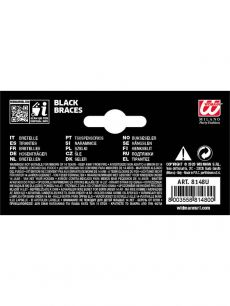 D�ugie CZARNE SZELKI - XL
