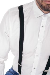 Czarne szelki Lata 20 szelki czarne lata 20 przebranie gangstera czarne szelki m�skie