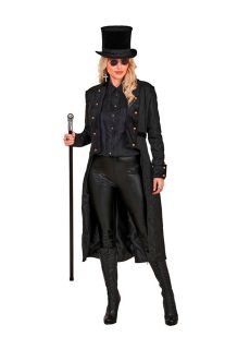 Czarny P�ASZCZ WIKTORIA�SKI piracki - XL
