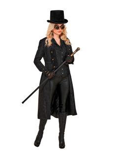 Czarny P�ASZCZ WIKTORIA�SKI piracki - XL