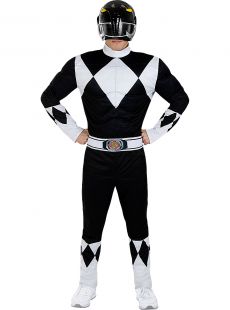 Str�j POWER RANGER czarny - M
