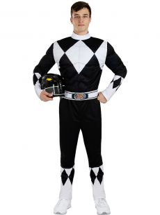 Str�j POWER RANGER czarny - M