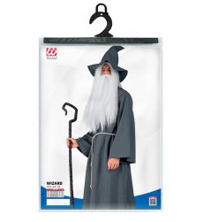 Str�j CZARODZIEJA szary - S/M kostium czarodzieja str�j maga przebranie fantasy str�j na Halloween