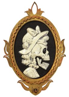 Dekoracja halloweenowa CZASZKA interaktywna
