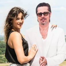 Kartonowa posta� BRAD PITT prezent dla fana