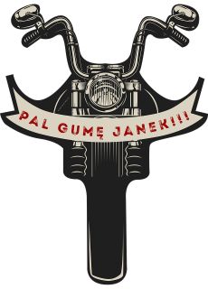 Dekoracja kartonowa PAL GUM� �mieszny prezent dla motocyklisty