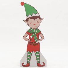 Dekoracja kartonowa �WI�TECZNY ELF