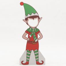 Dekoracja kartonowa �WI�TECZNY ELF