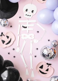 Dekoracja na drzwi halloween SZKIELECIK 110 cm