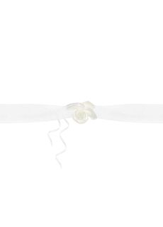 Dekoracja �lubna samochodu GIRLANDA KREMOWA (2szt.)