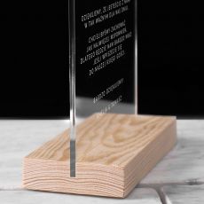 Tabliczka informacyjna KSI�GA GO�CI statuetka plexi