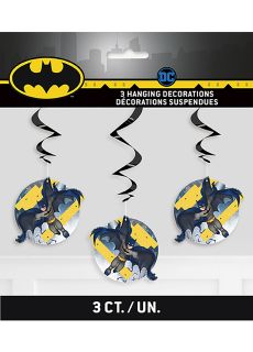 Wiszce dekoracje BATMAN (3szt.)
