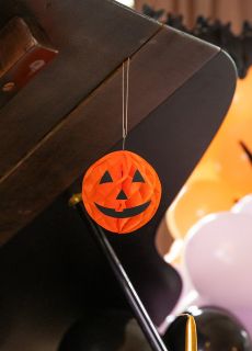 Dekoracja na Halloween DYNIE HALLOWEENOWE rozety papierowe (3szt.) halloweenowe dynie dekoracja halloweenowa