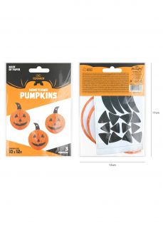 Dekoracja na Halloween DYNIE HALLOWEENOWE rozety papierowe (3szt.) halloweenowe dynie dekoracja halloweenowa