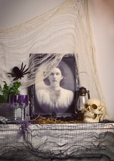 Dekoracja Halloween SZTUCZNE PAJKI (2szt.)