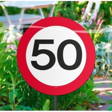Dekoracja na patyku ZNAK 50