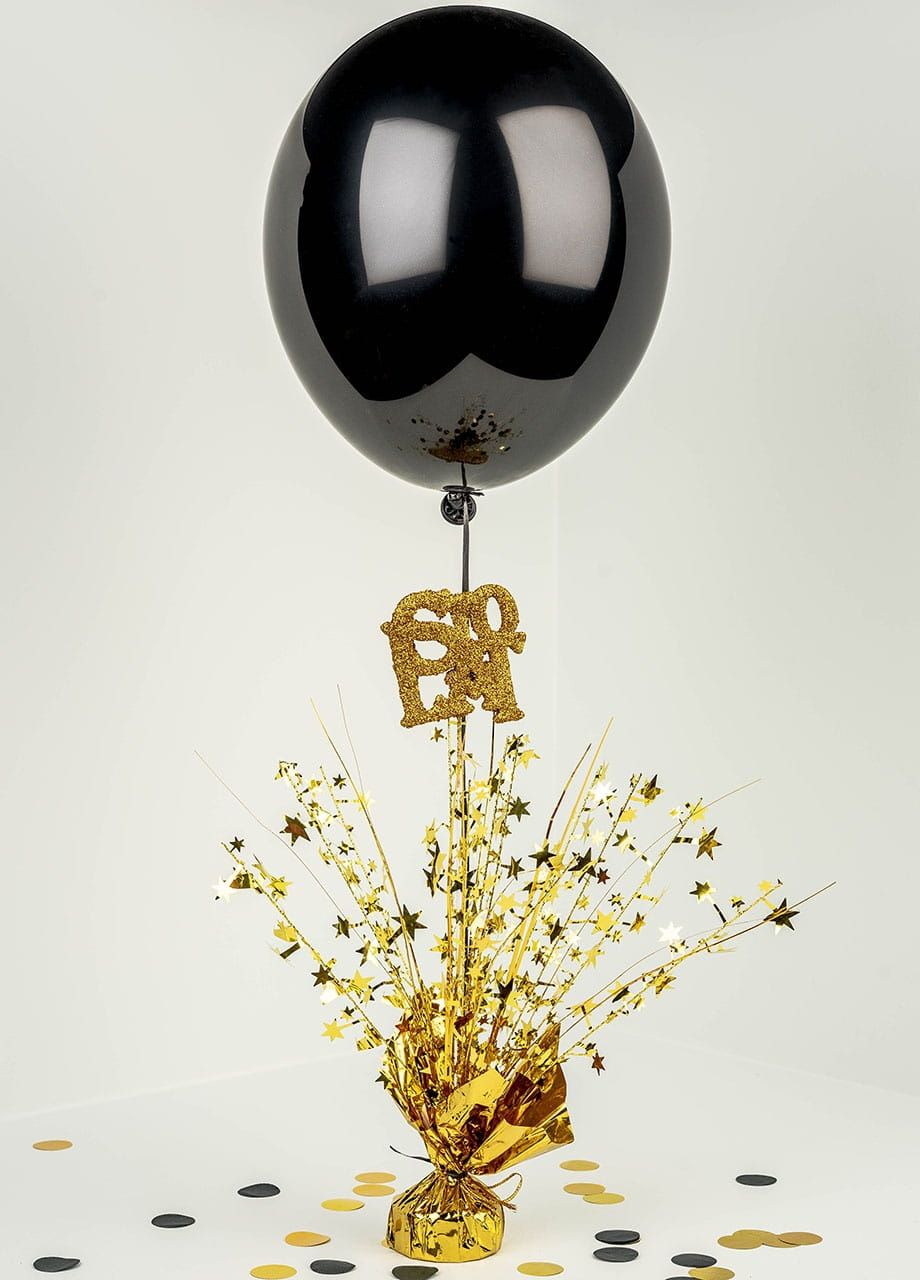 Ciężarek do balonów STO LAT dekoracja stołu na urodziny 