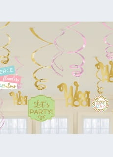 Dekoracja wiszca CONFETTI FUN swirl 