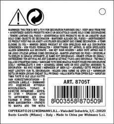 Dekoracje na Halloween CZASZKI (9szt.)