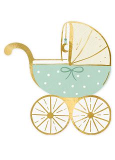 Dekoracyjne serwetki na st WZEK tiffany blue (20szt.)
