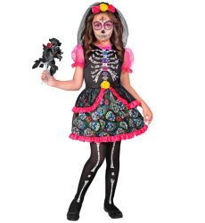 Str�j dzieci�cy La Catrina DIA DE LOS MUERTOS - 104cm