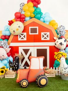Du�y BALON TRAKTOR stoj�cy 72x63,5 cm