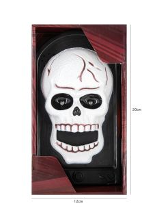 Dzwonek do drzwi CZASZKA na Halloween ozdoba na halloween dekoracja na halloween dzwonek na halloween