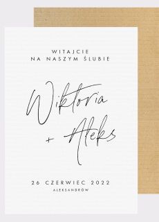 Minimalistyczna TABLICA POWITALNA NA LUB