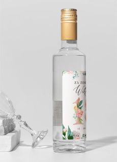 Personalizowane naklejki na wdk na 18 KWIATY