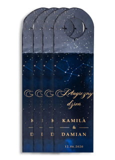Zawieszki na butelki MAGICZNY DZIE� (4szt.)
