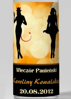 Etykieta na wino SZALONY WIECZ�R PANIE�SKI