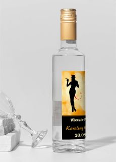 Etykieta na wino SZALONY WIECZ�R PANIE�SKI