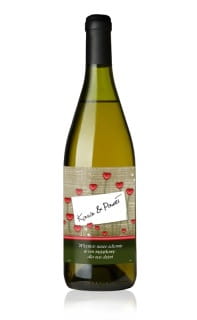 Etykieta na wino KWIATY MI�O�CI