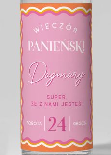 Naklejki na butelki WIECZ�R PANIE�SKI