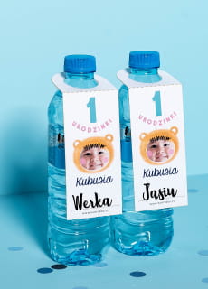 Zawieszki na butelki ROCZEK MISIA (8szt.)