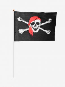 Flaga piracka flaga pirat�w dekoracja piracka dekoracje urodzinowe piraci