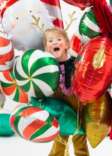 Foliowy BALON CUKIEREK 35cm balon �wi�teczny balon lizak �wi�teczny balon