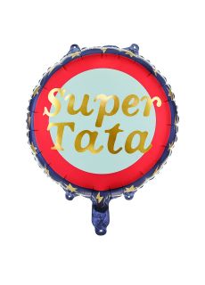 Foliowy balon dla taty SUPER TATA 35cm