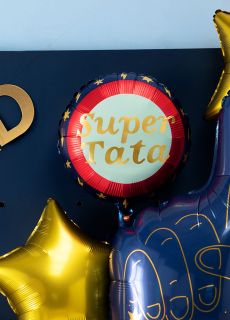 Foliowy balon dla taty SUPER TATA 35cm