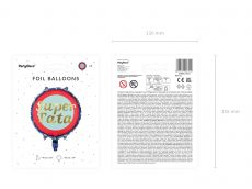 Foliowy balon dla taty SUPER TATA 35cm