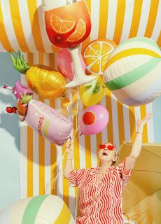 Foliowy BALON KOKTAJL dekoracja na garden party
